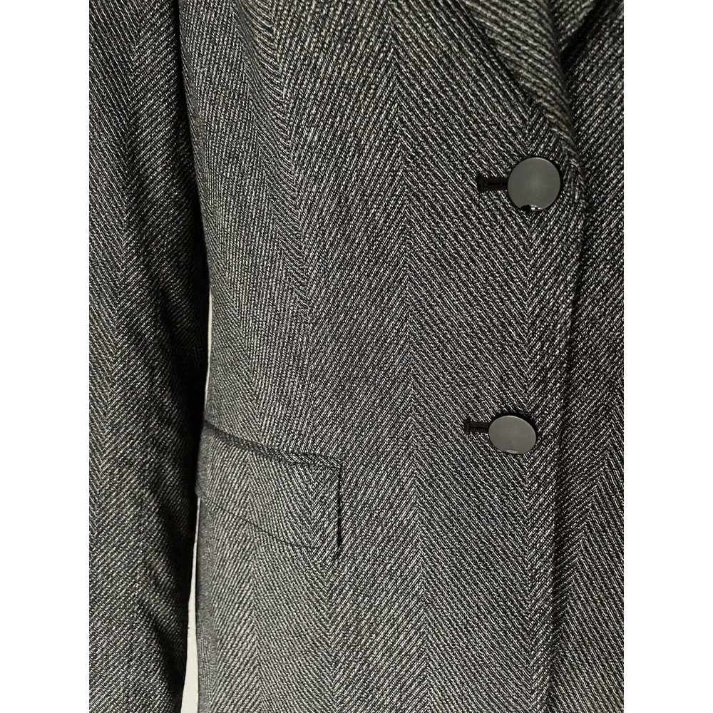 Calvin Klein Women's Blazer Size 6‎ Suit Jacket Two Button Gray Modern Career - Picture 7 of 16